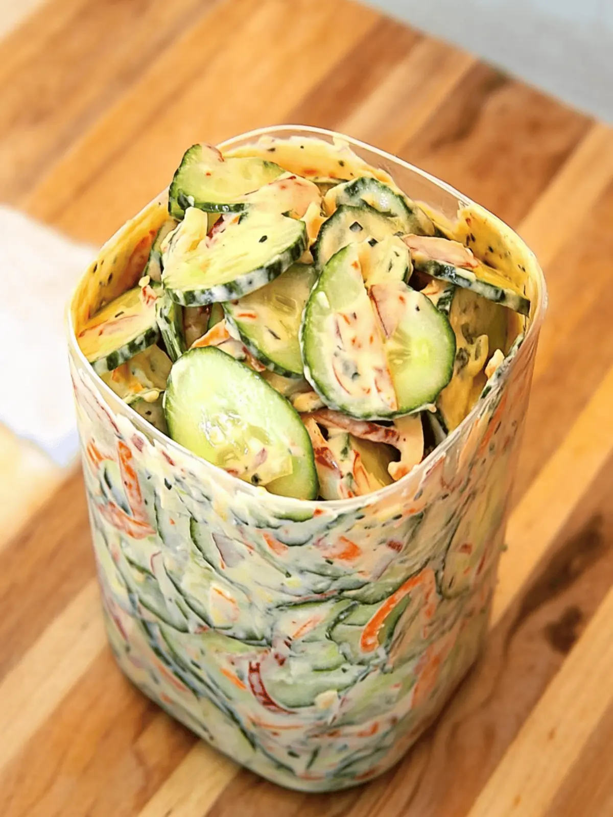 Creamy Asian Cucumber Salad
