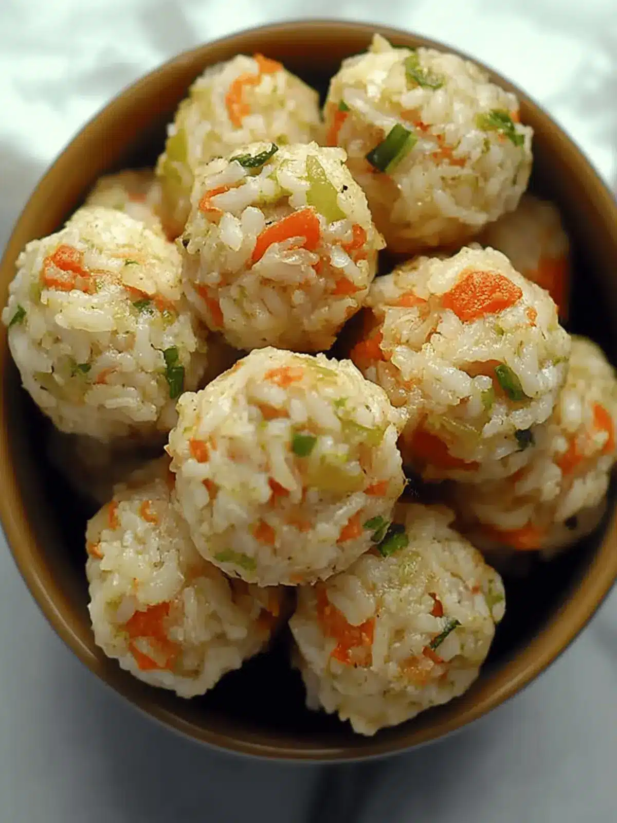 Veggie Rice Balls