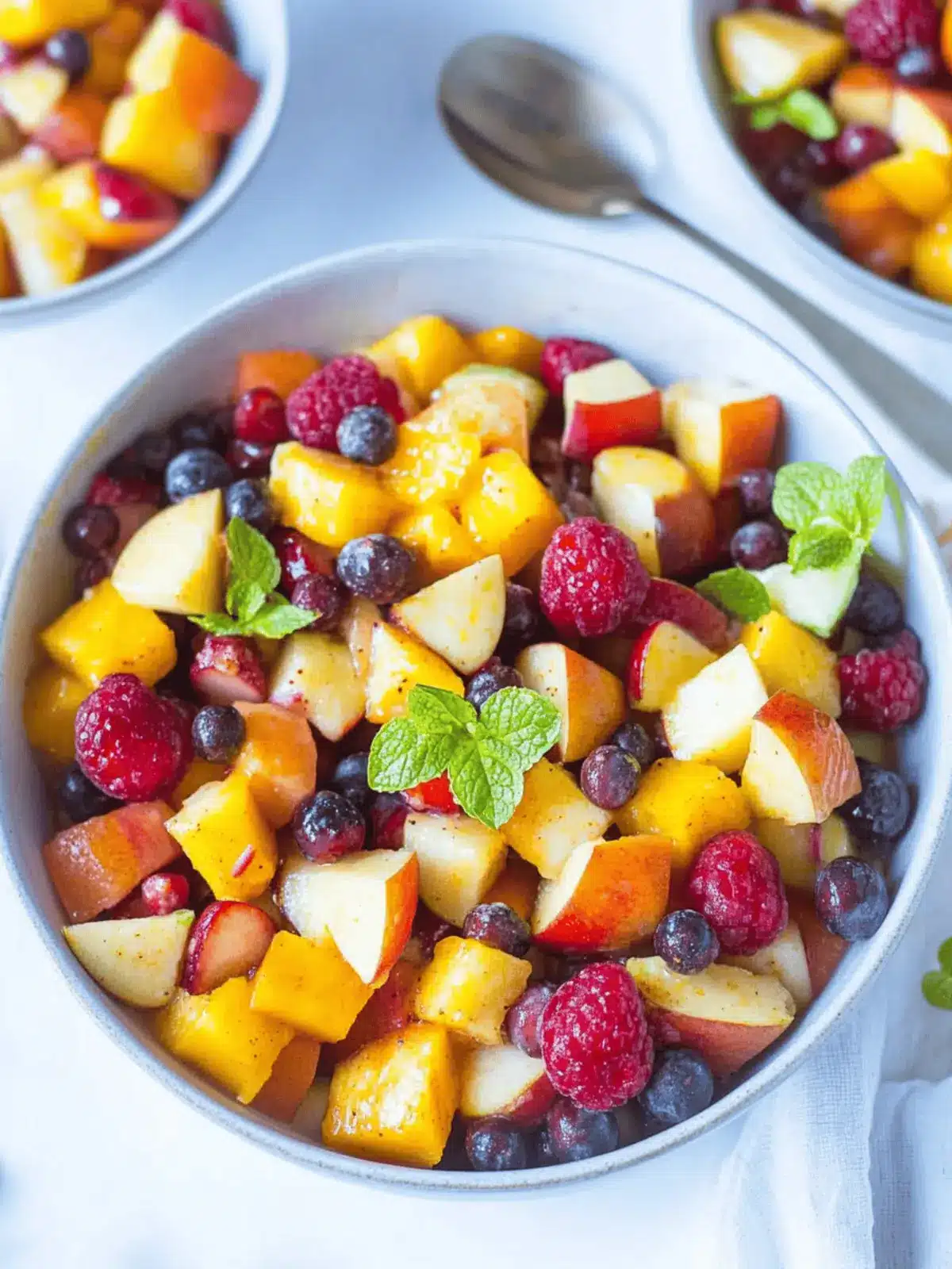 Fruit Salad with Chaat Masala
