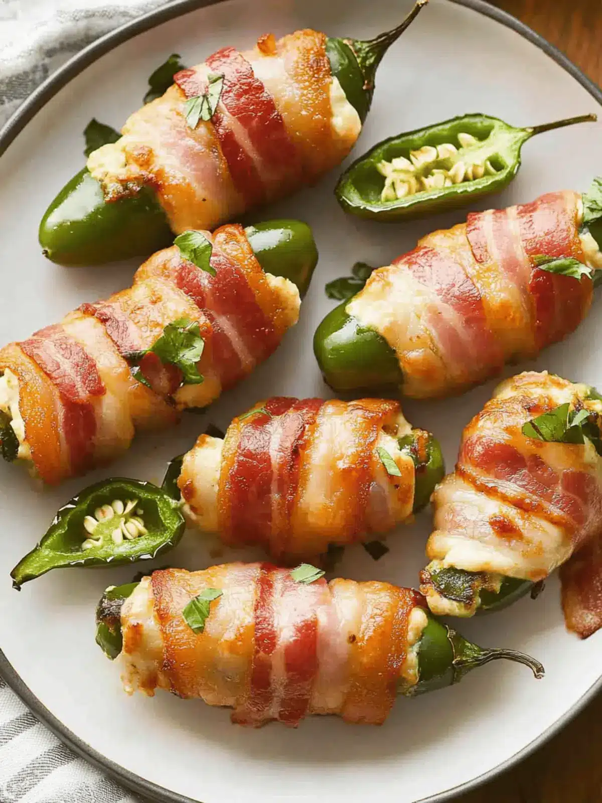Bacon-Wrapped Jalapeno Poppers