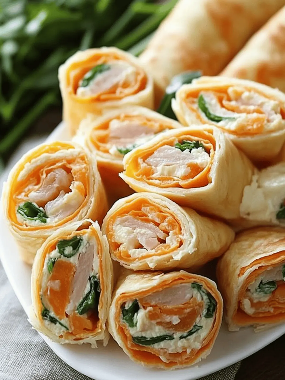 Turkey Cheddar Lunch Roll Ups