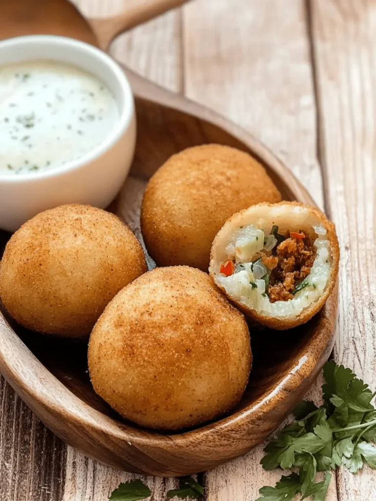 Stuffed Yucca Fritters