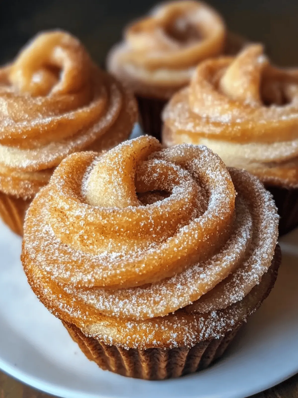 Churro Cruffins