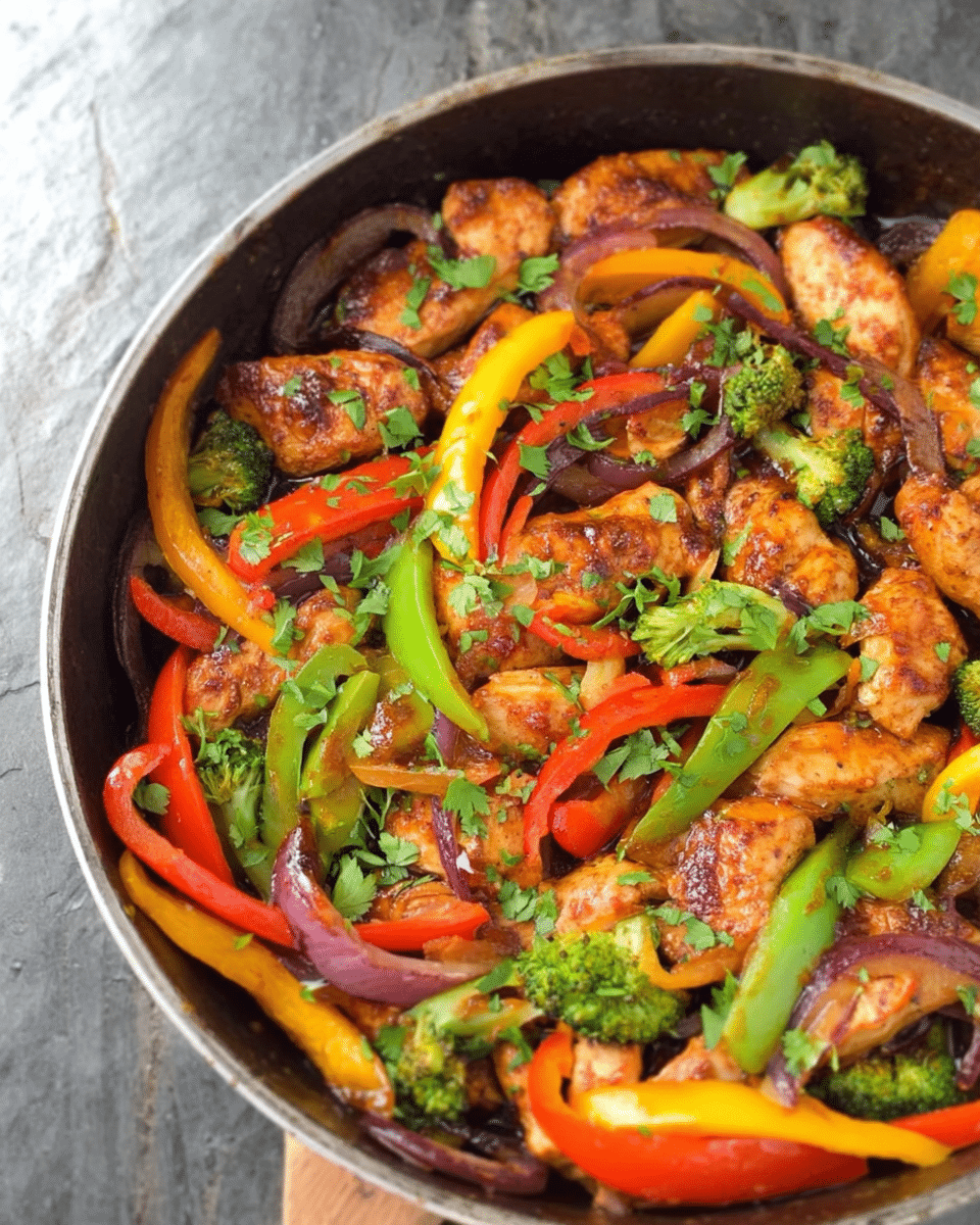 Chicken & Veggie Teriyaki Skillet