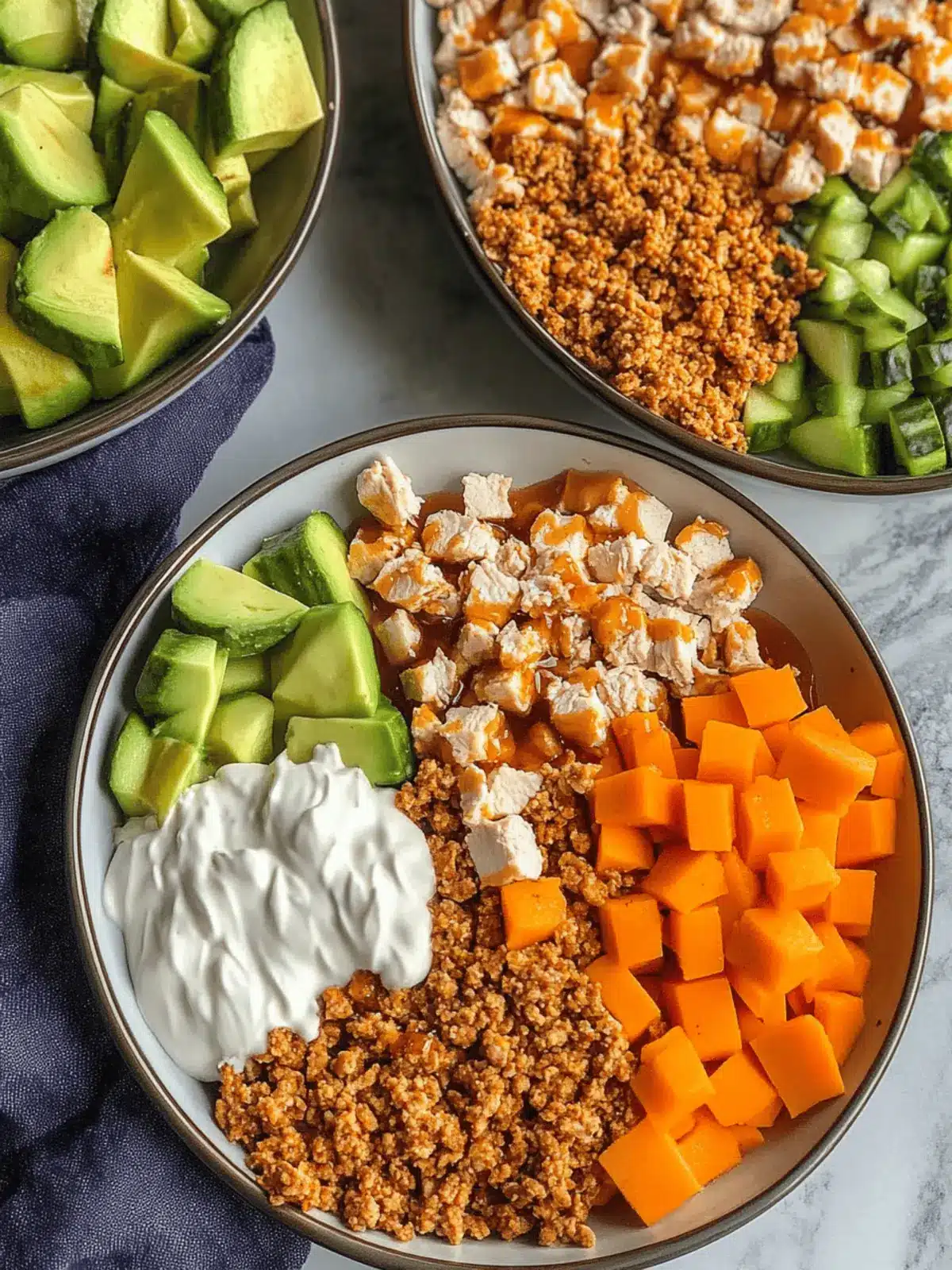 Delicious Hot Honey Ground Turkey Bowls for a Healthy Dinner