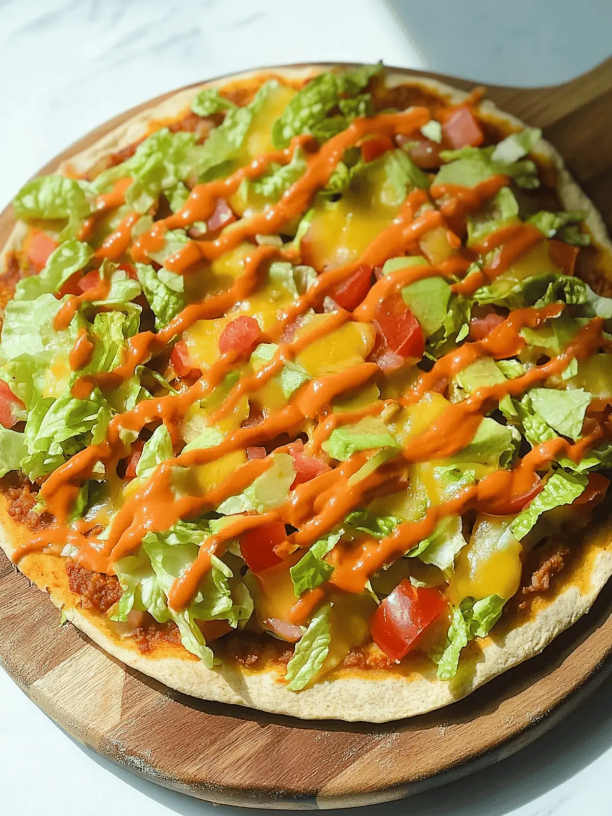 Vegan and Gluten-Free Taco Pizza