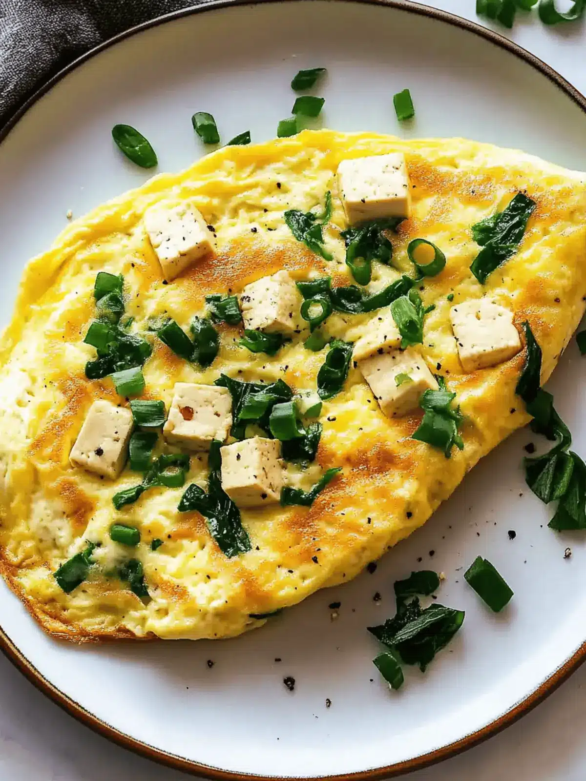 Quick Vegan Tofu Omelette