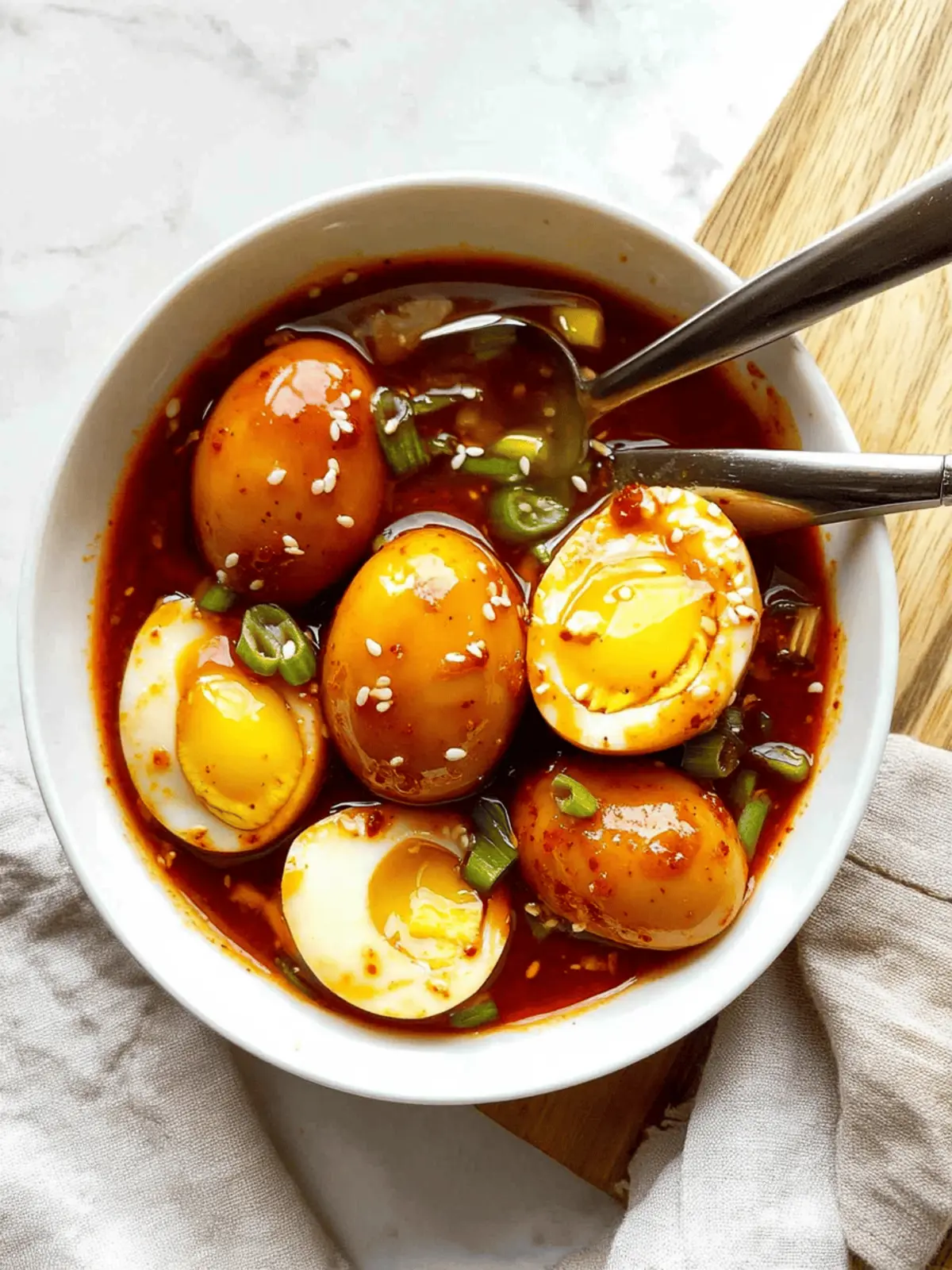 Spicy Gochujang Eggs