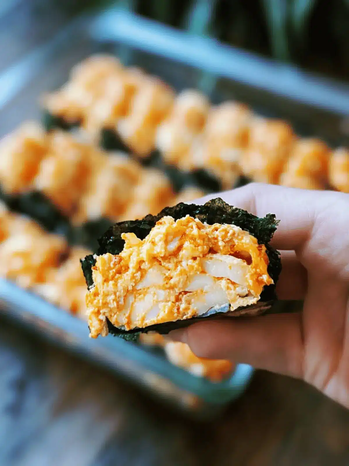 Spicy Tuna & Creamy Crab Sushi Bake