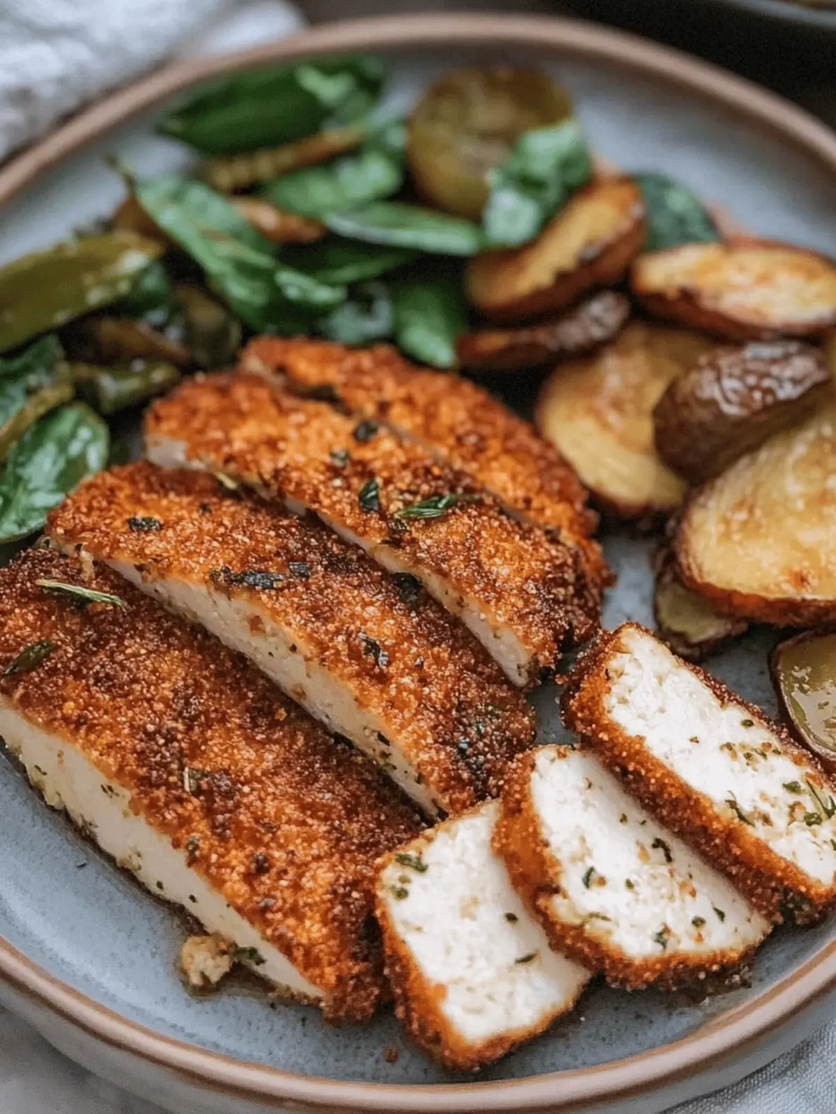 Crispy Herbed Tofu