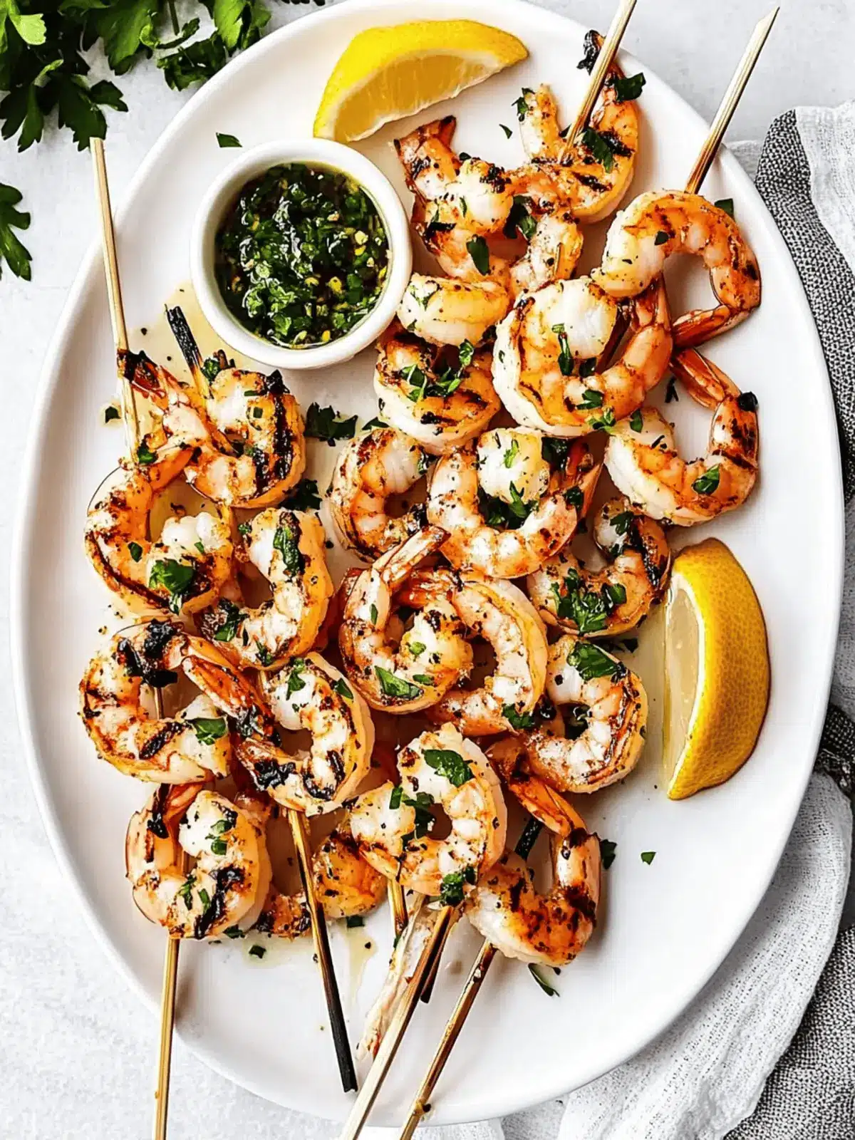 Garlic Grilled Shrimp Skewers for a Flavorful Summer Feast