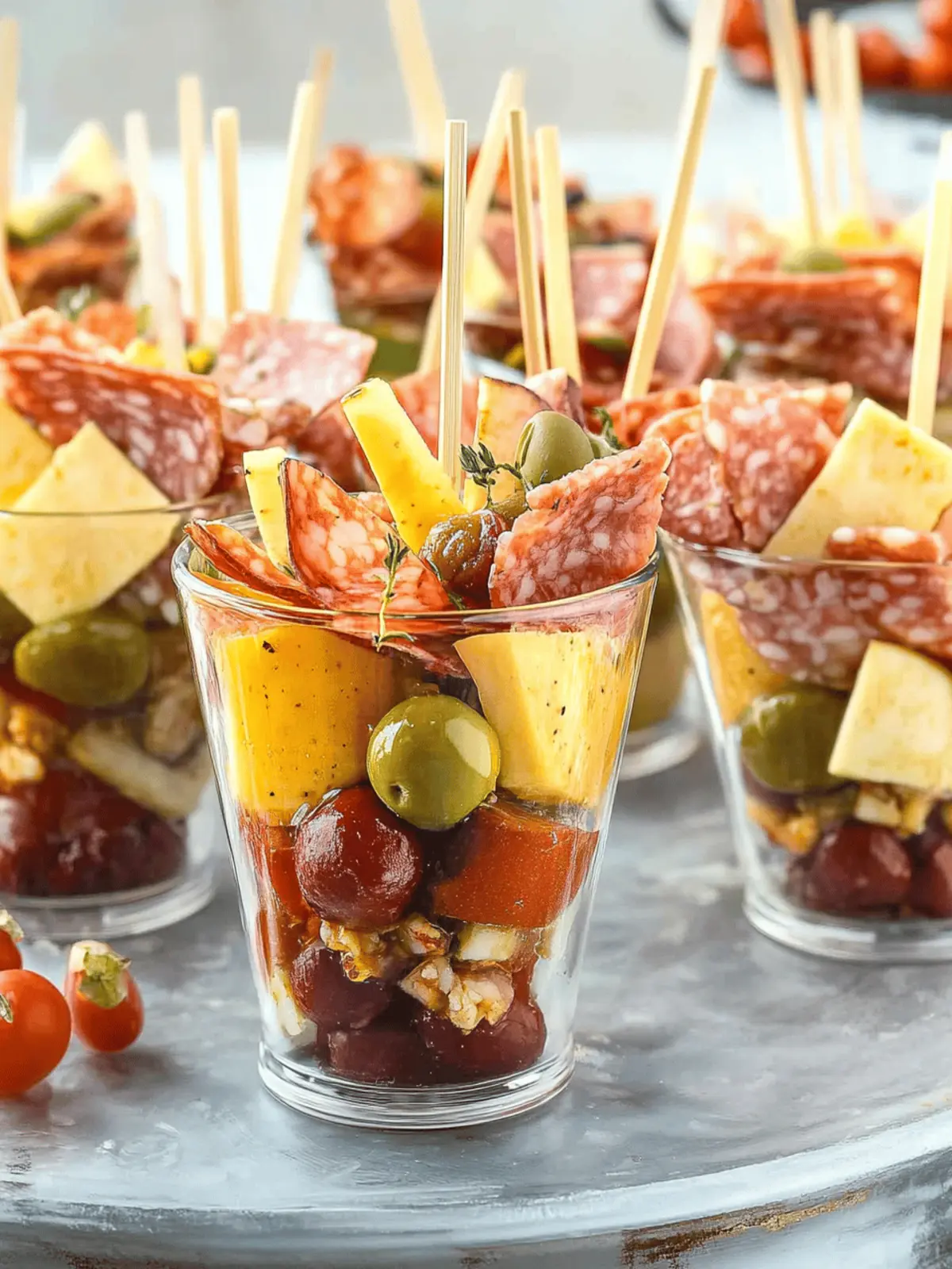 Delicious Charcuterie Cups for Effortless Party Planning