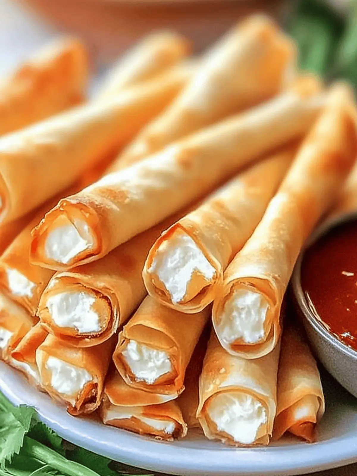 Baked Cream Cheese Rangoon Rolls