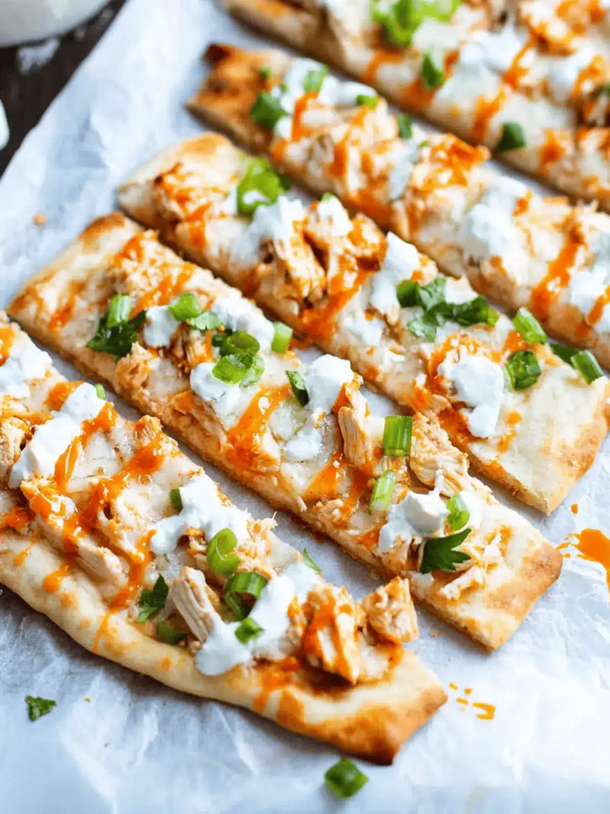 Buffalo Chicken Flatbread