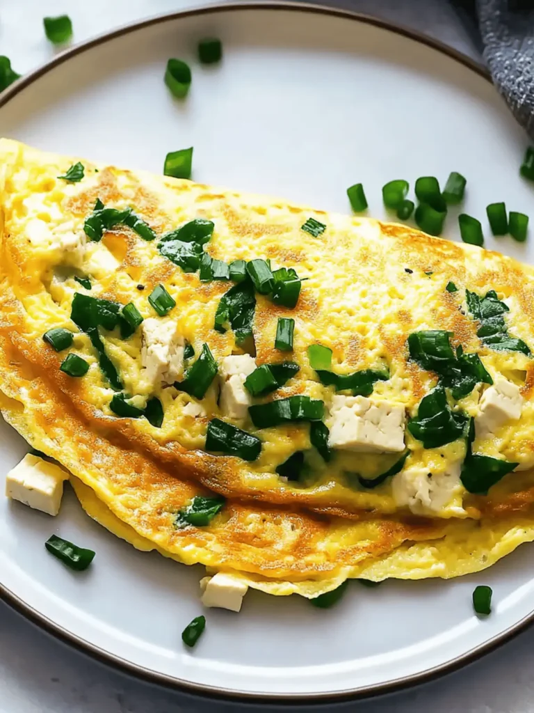 Quick Vegan Tofu Omelette