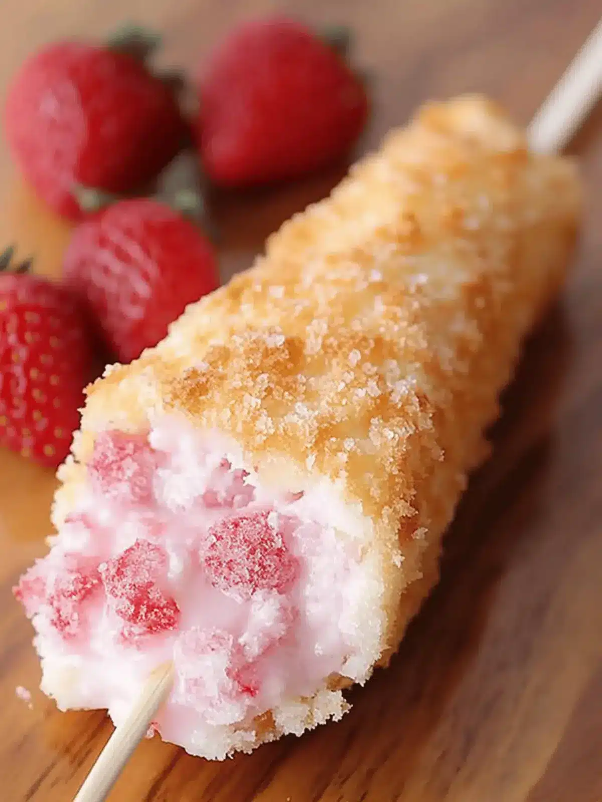 Strawberry Shortcake Pops
