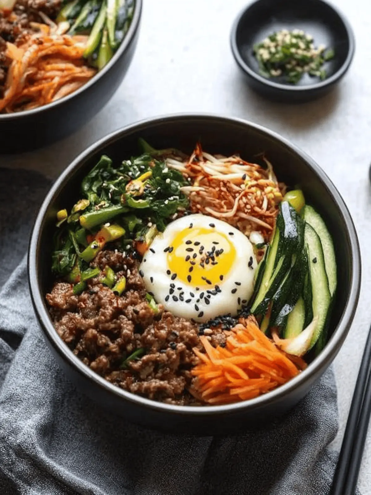 Savory Bibimbap Recipe: Korean Rice Bowl with Veggies Delight