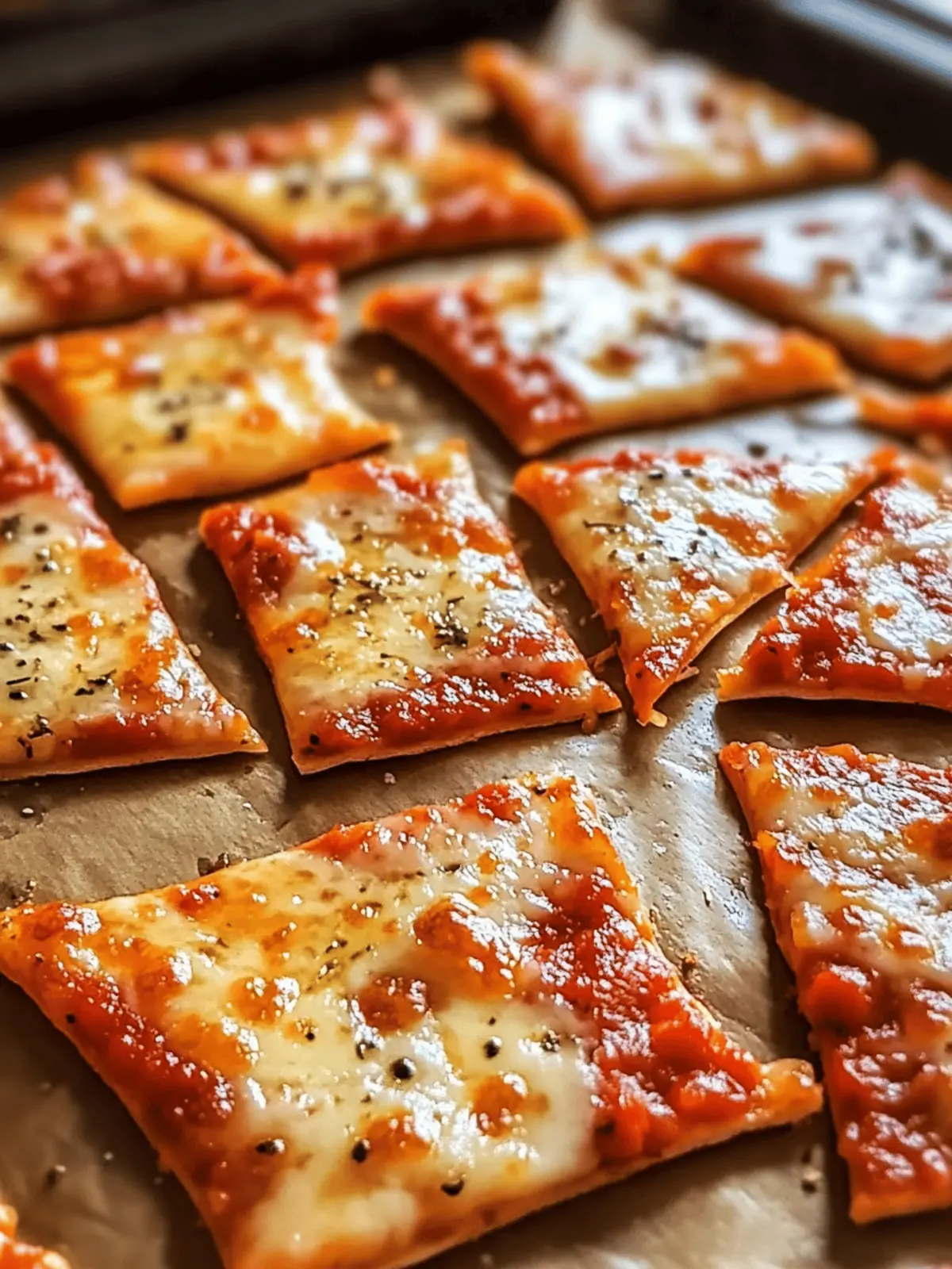 Crispy Pizza Chips: