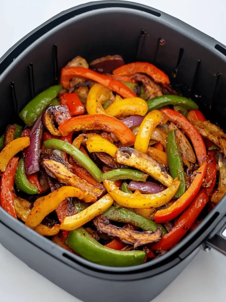 Air Fryer Fajita Veggies