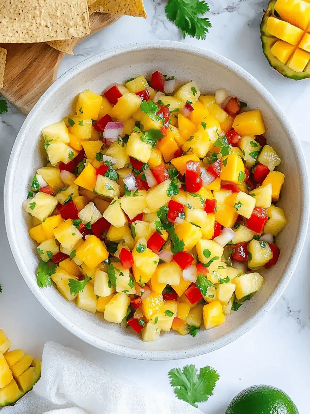 Pineapple Mango Salsa