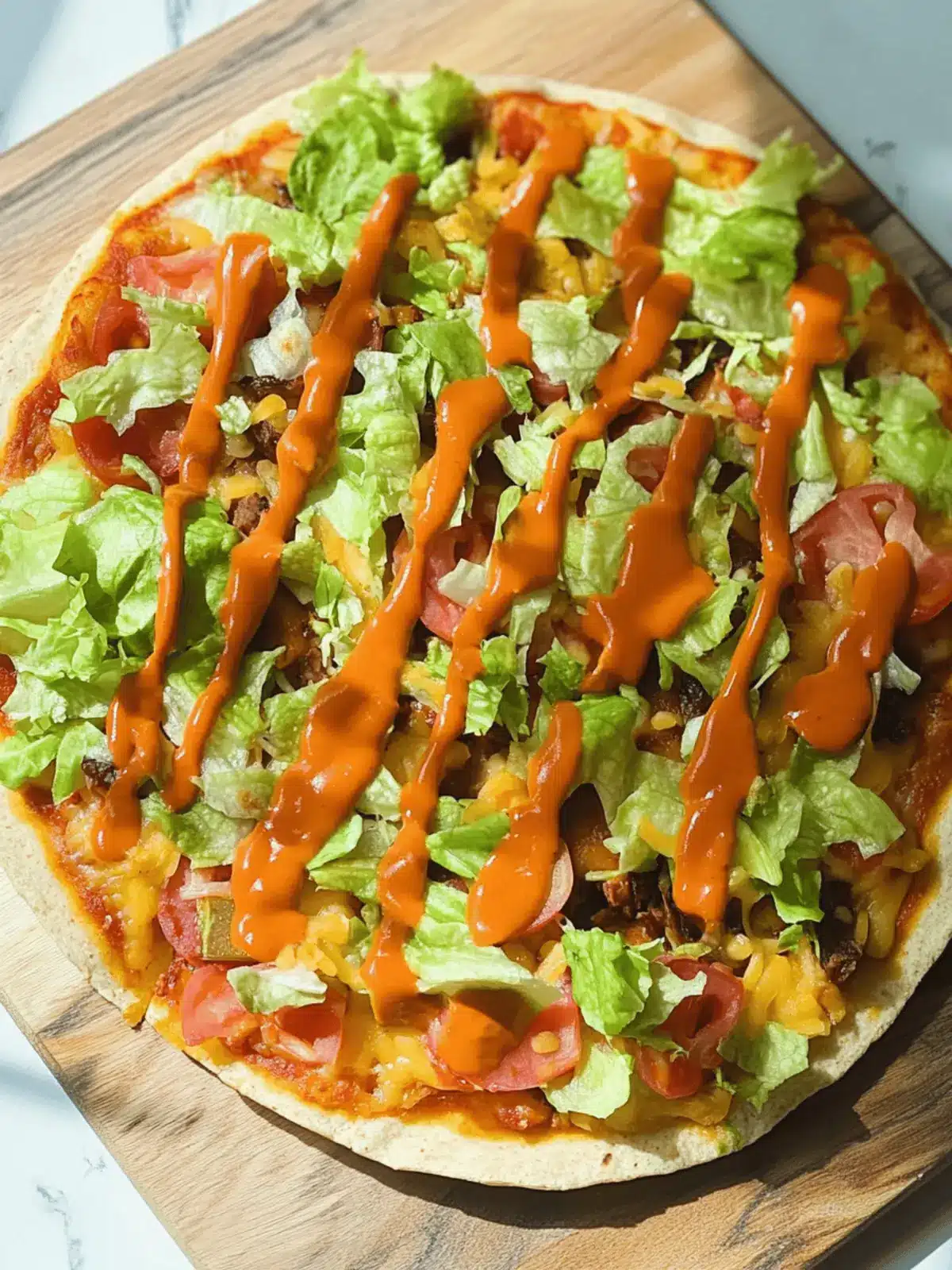 Vegan and Gluten-Free Taco Pizza