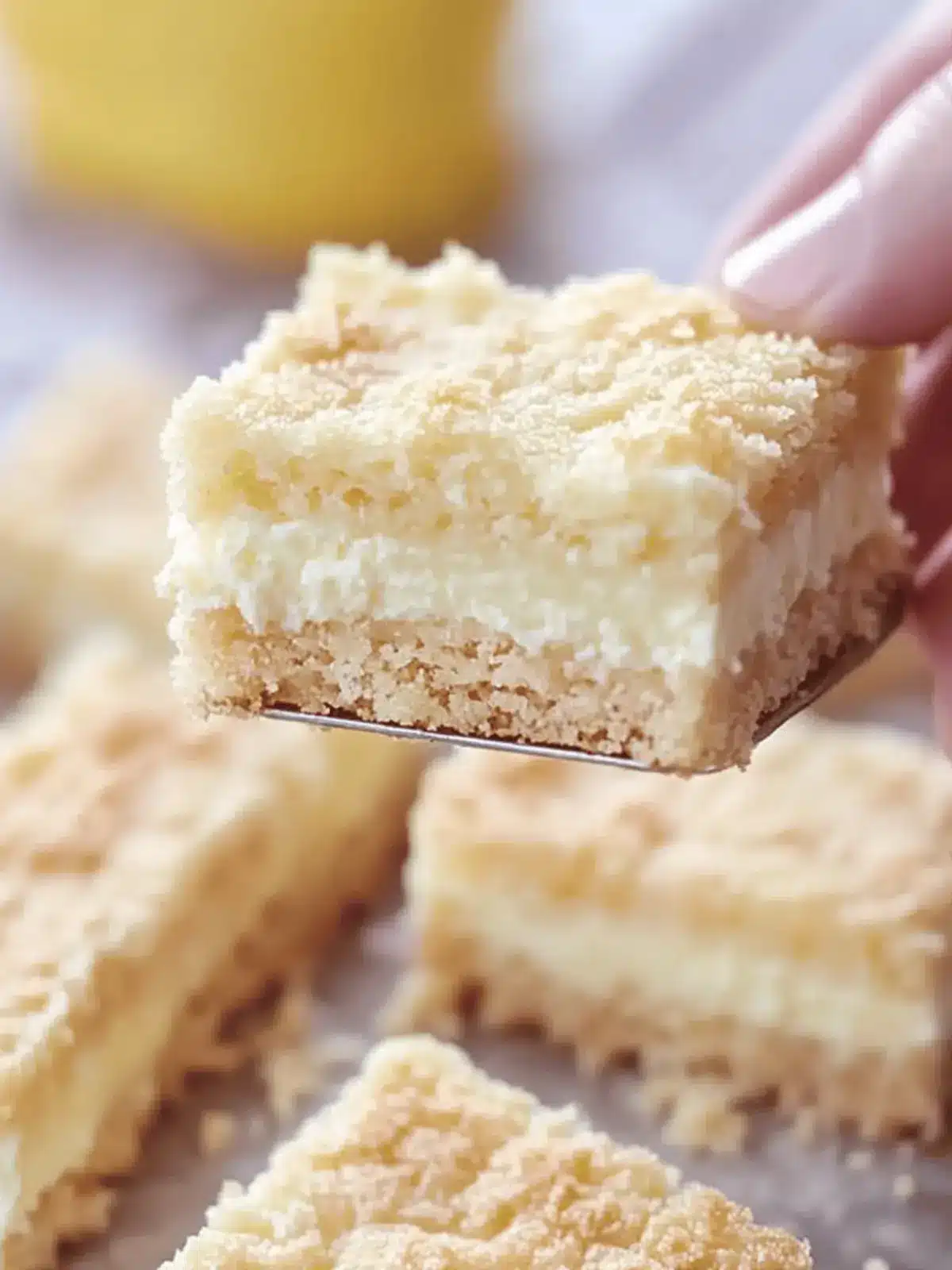 Irresistible Ricotta Crumb Bars - Pure Comfort in Every Bite