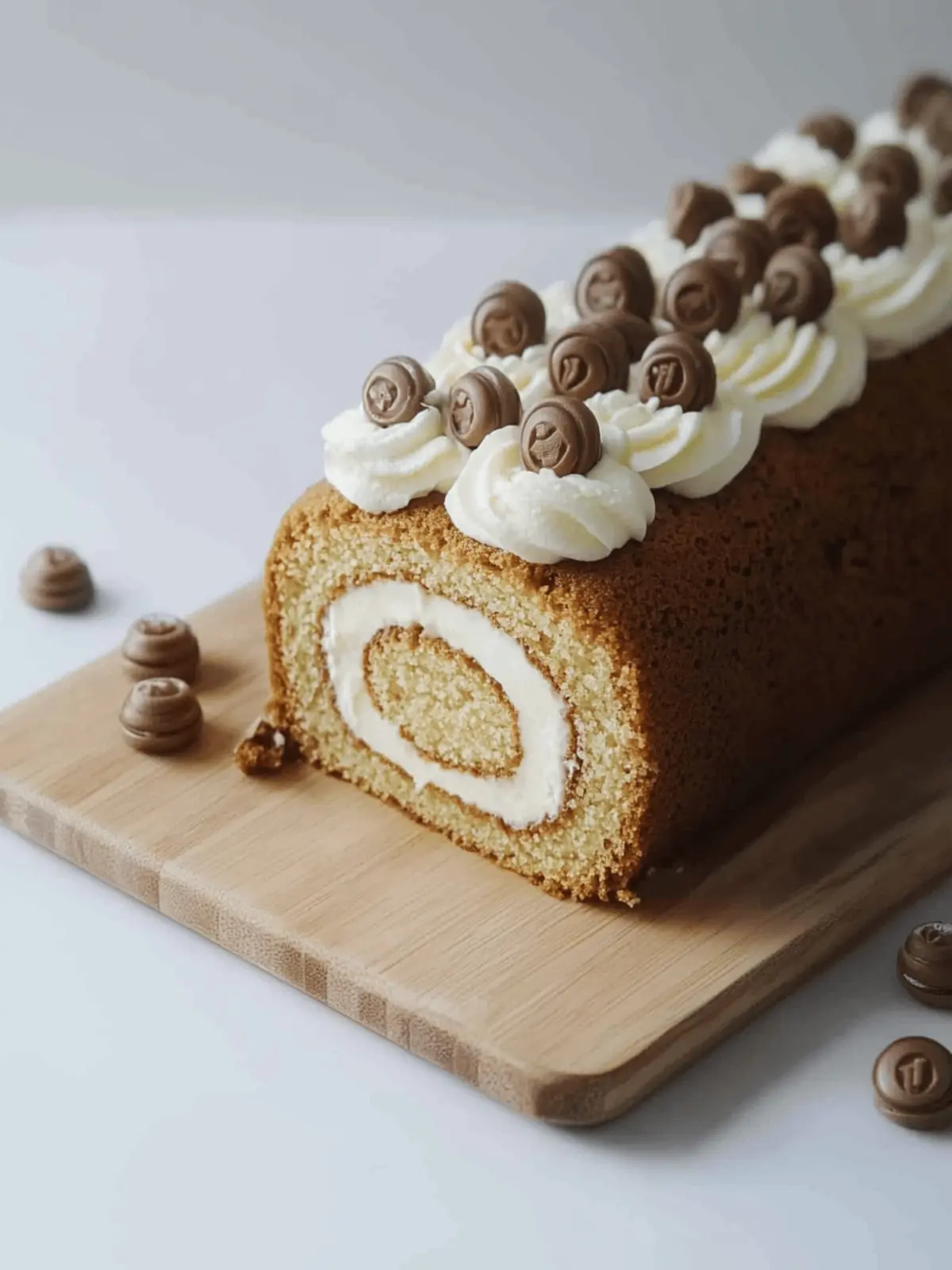 Coffee Cake Roll With Stabilized Kahlúa Whipped Cream