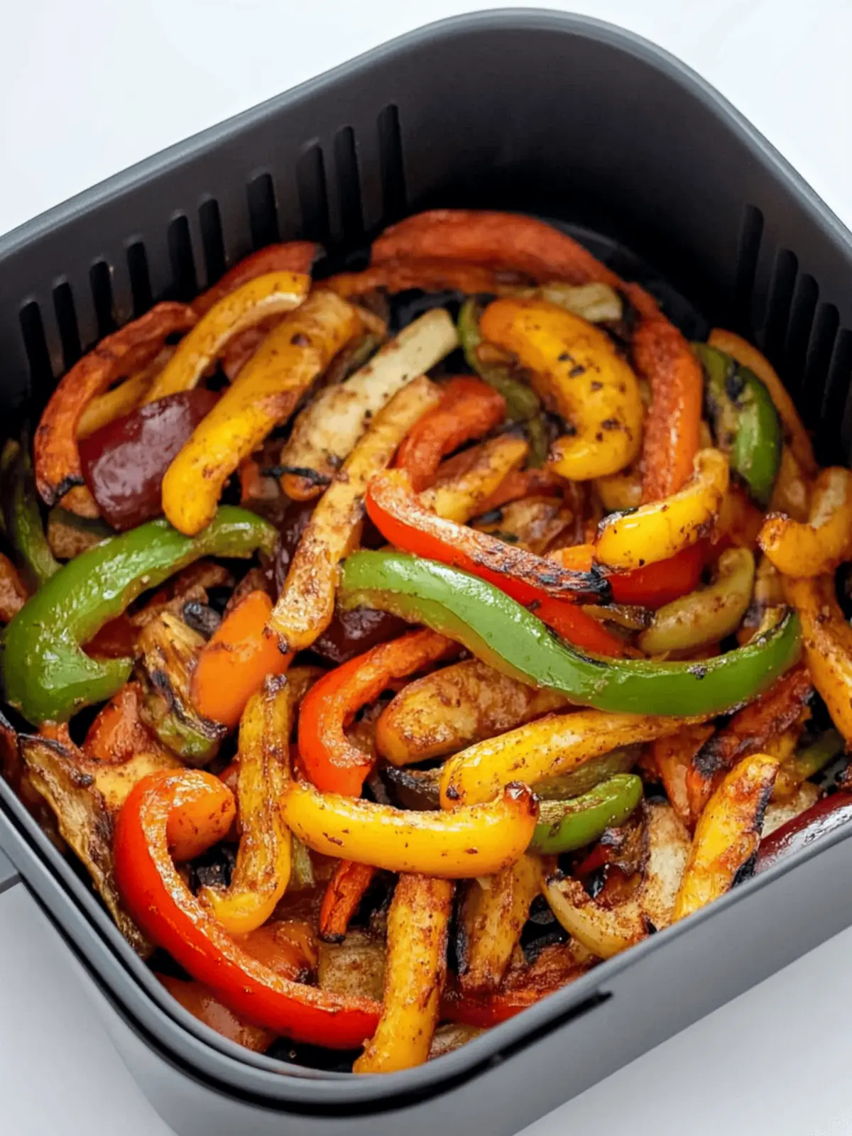 Air Fryer Fajita Veggies