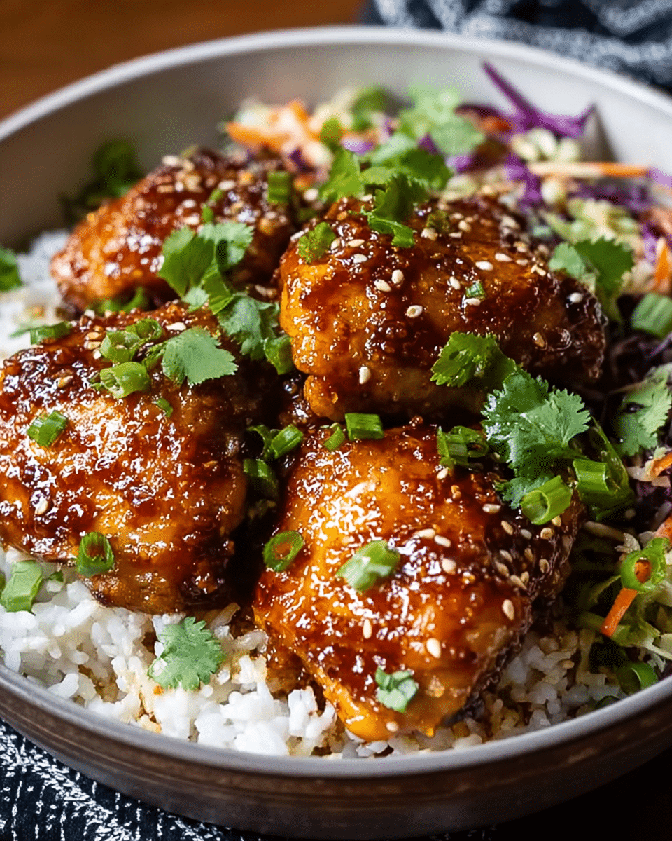 Sticky Korean Chicken