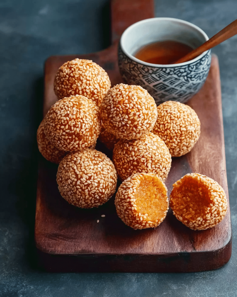 Sweet Potato Sesame Balls