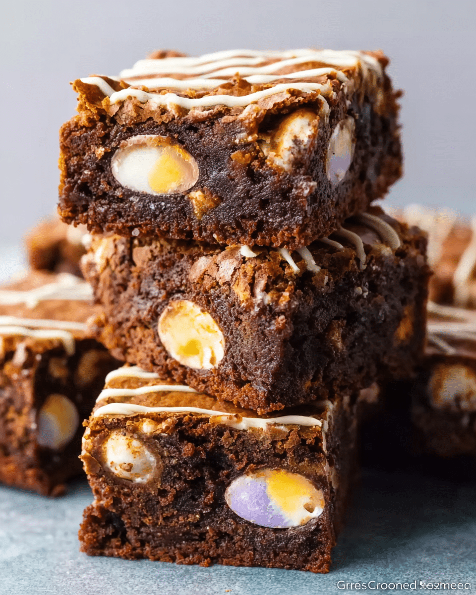 Creme Egg Brownies