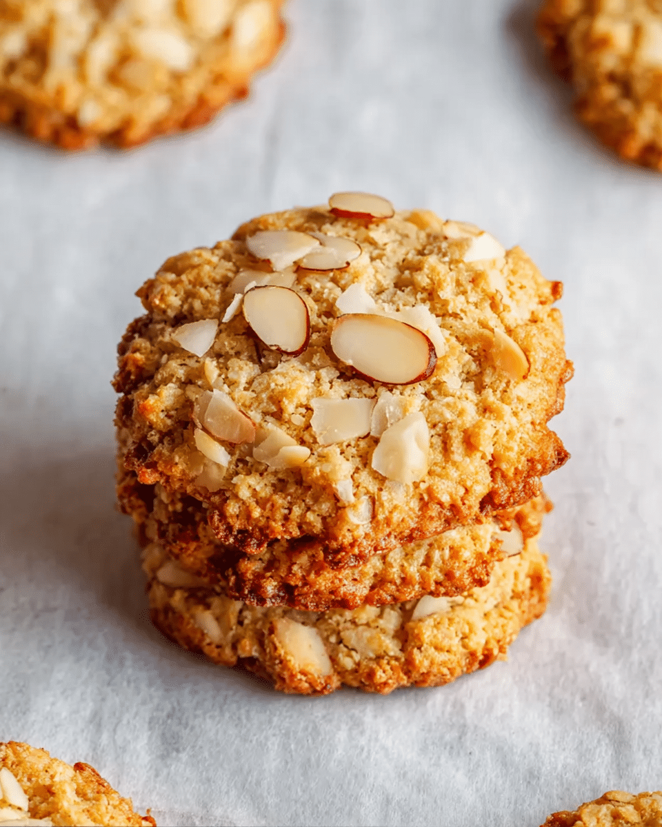 Healthy Sugar-Free Oatmeal Cookies with Almond Flour