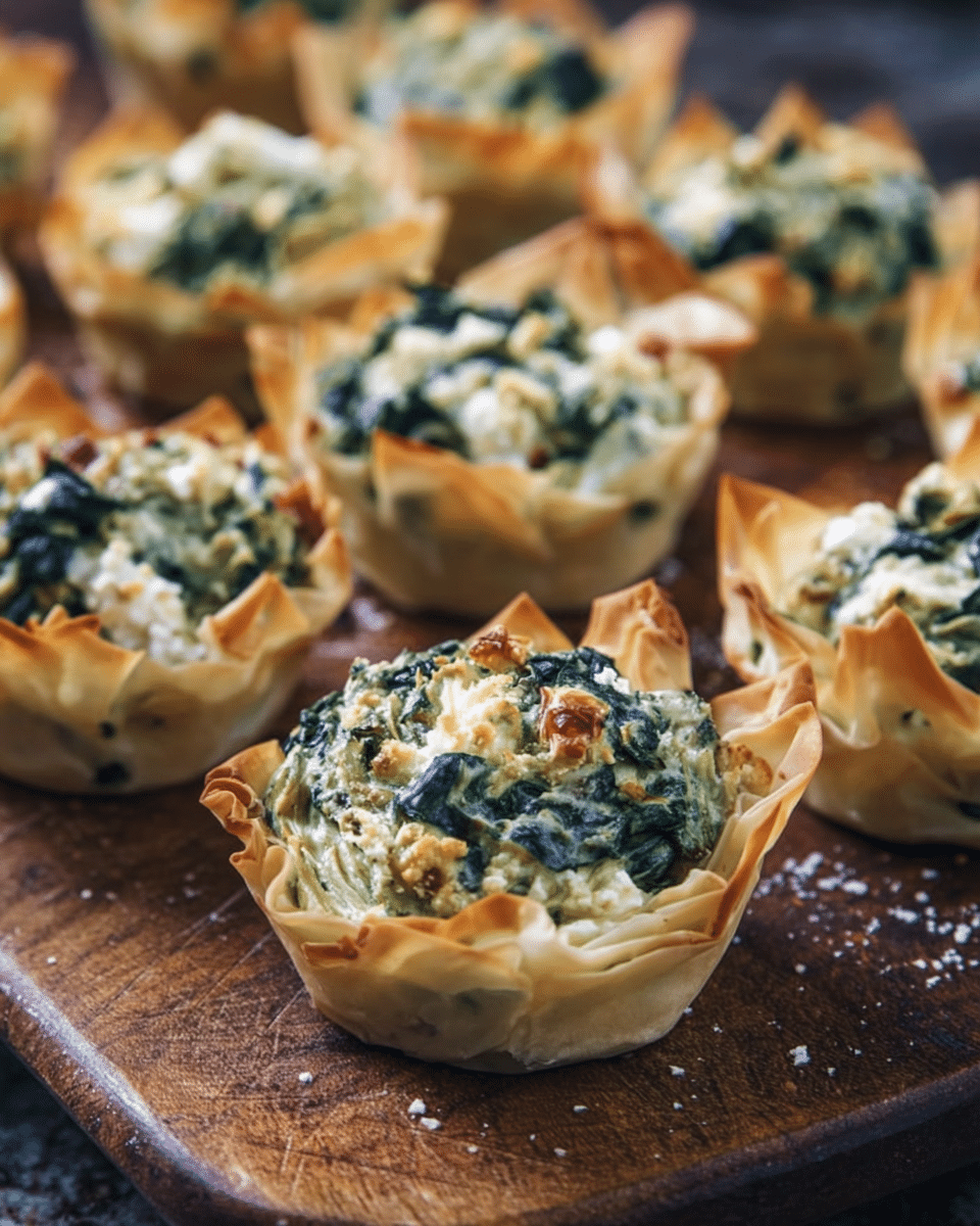 Vegan Spinach Artichoke Cups