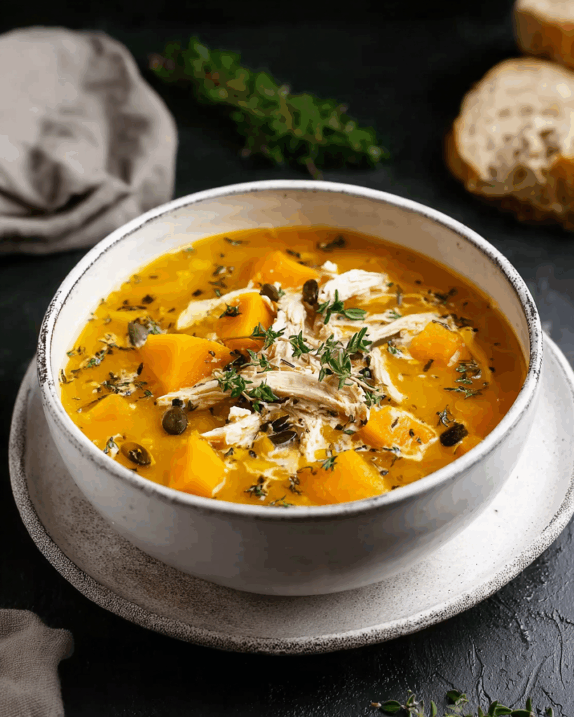Chicken and Butternut Squash Soup