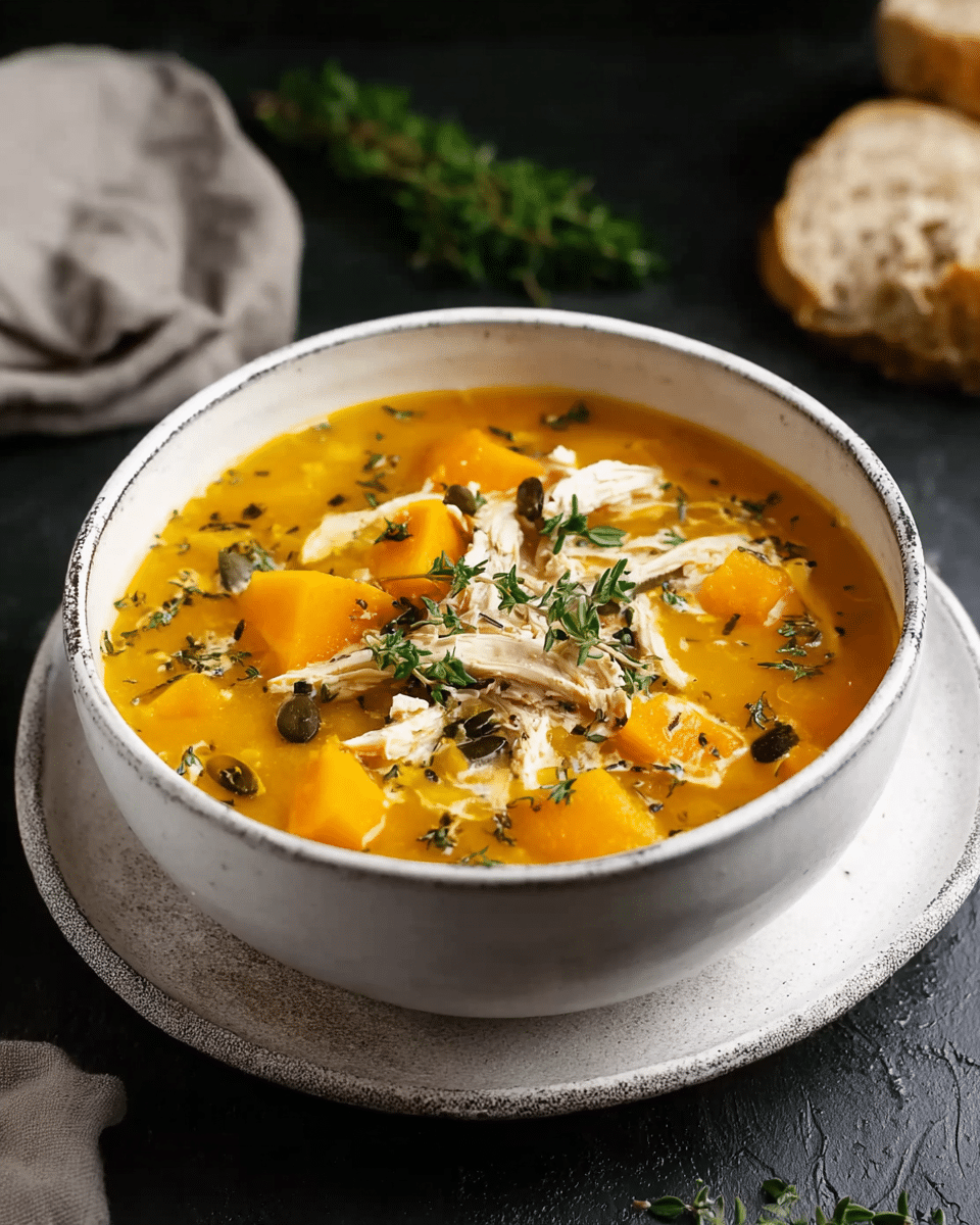 Chicken and Butternut Squash Soup
