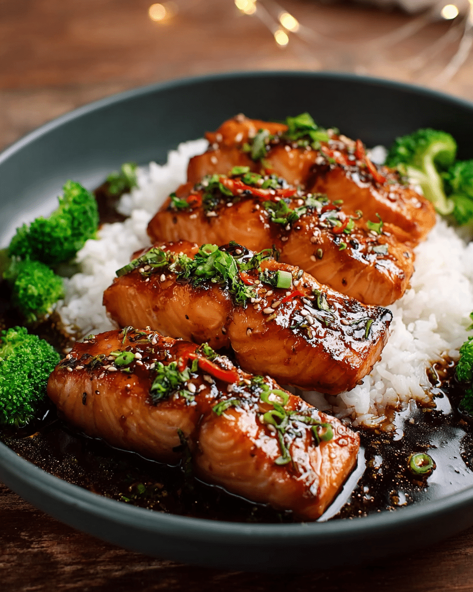 Honey Soy Glazed Salmon