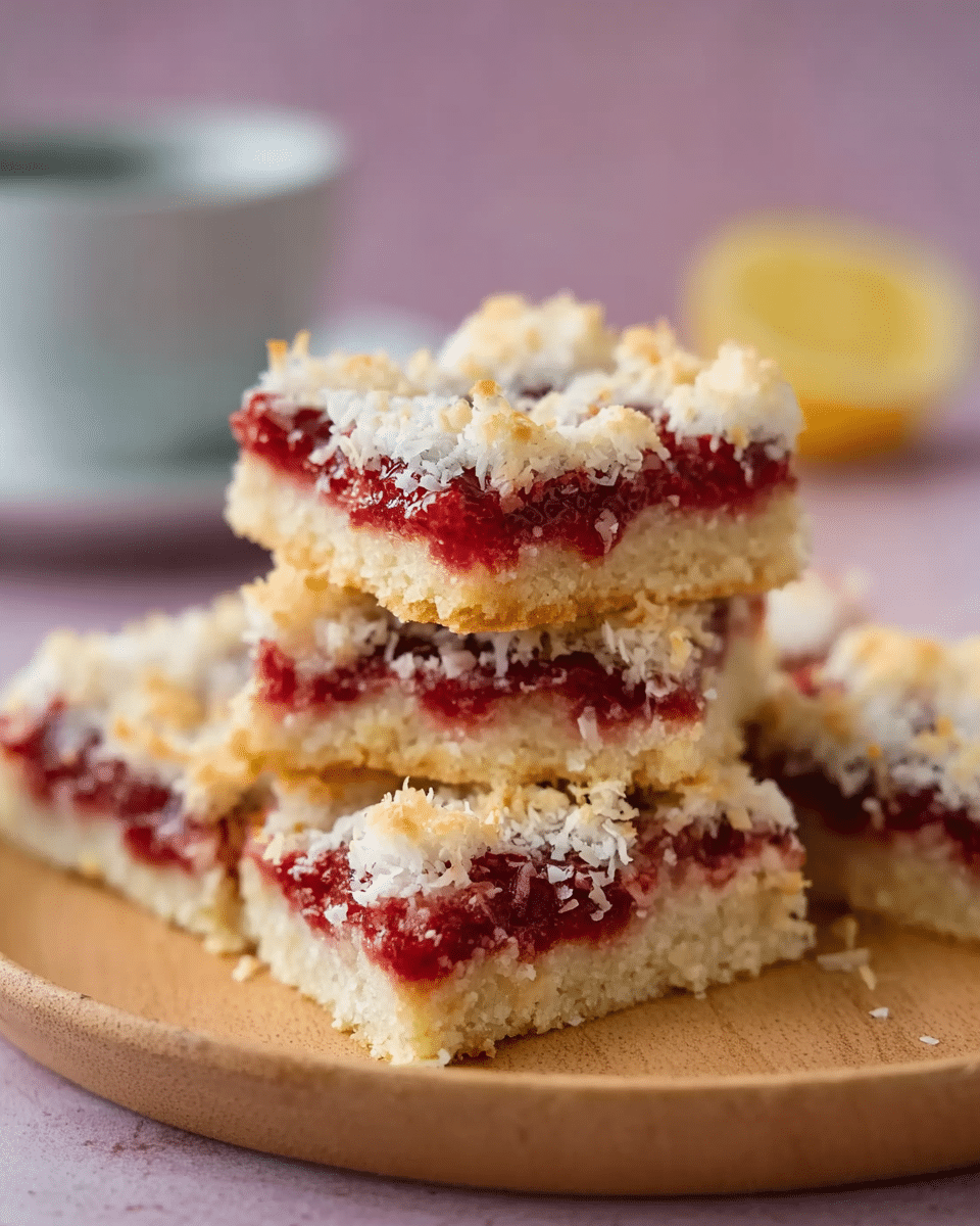 Raspberry Jam Slice