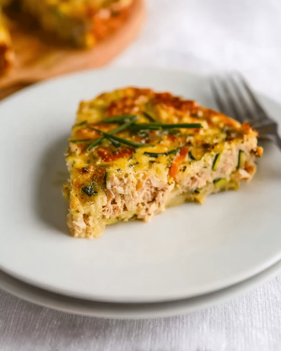 Crustless Tuna Breakfast Quiche