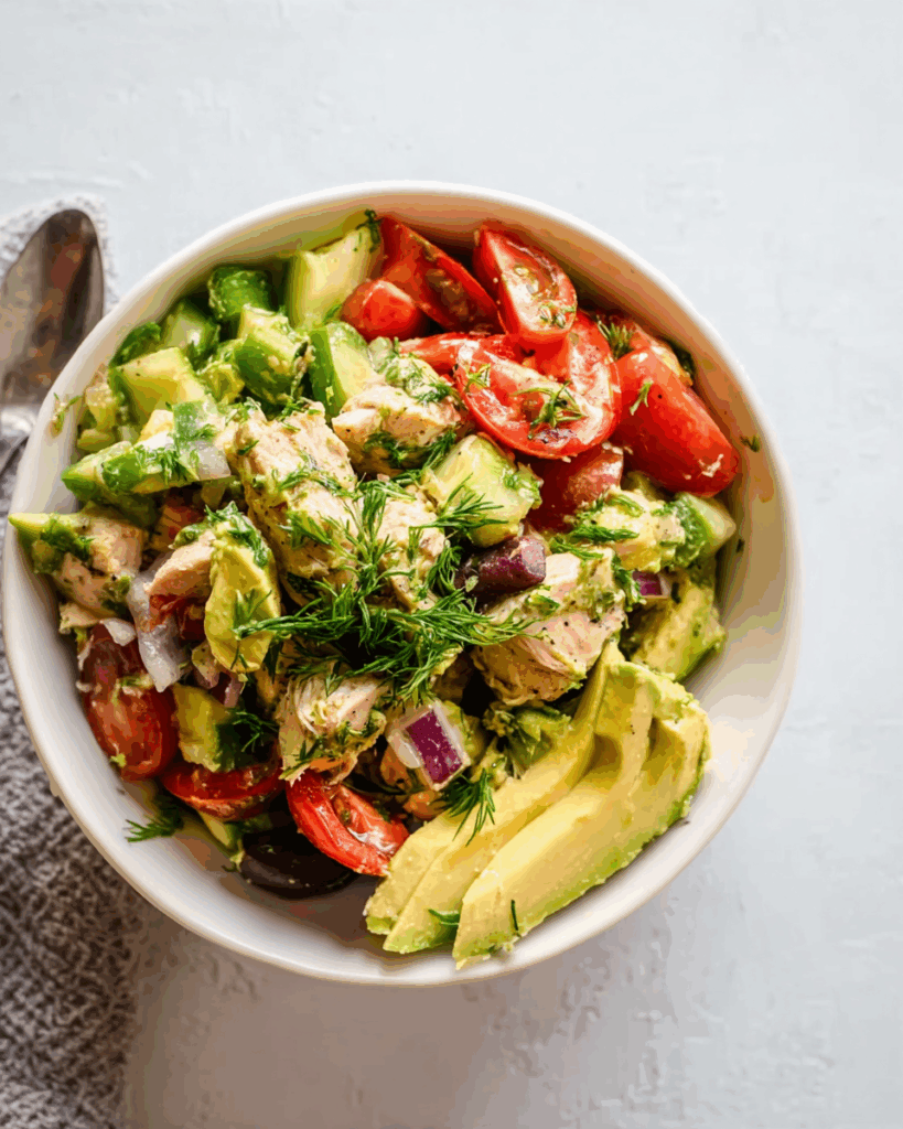High-Protein Avocado Chicken Salad