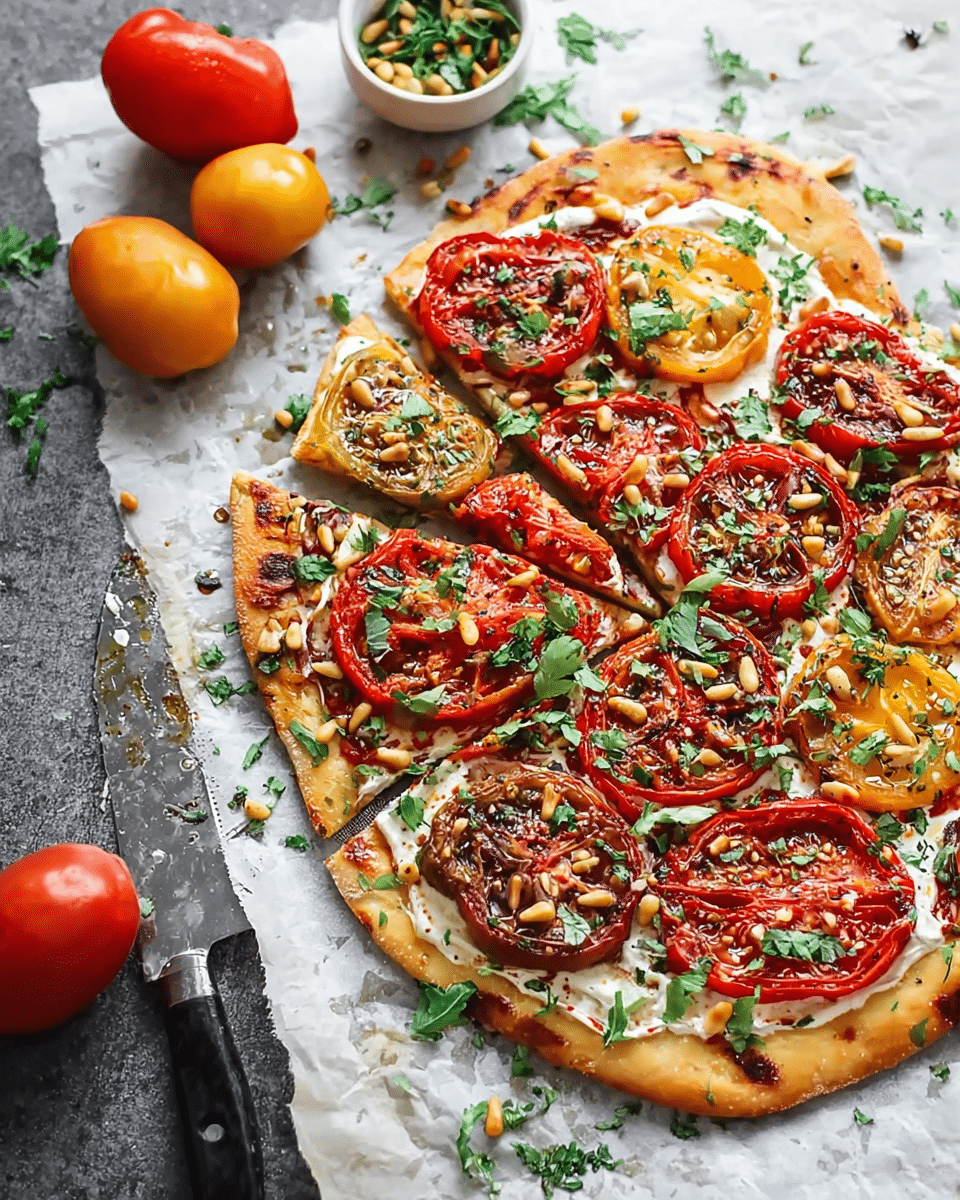 Vegan Tomato Flatbread