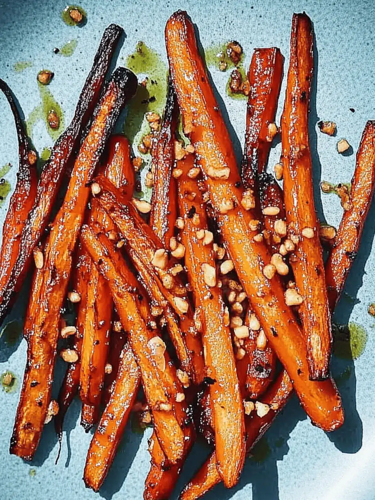 Miso Roasted Carrots with Crunchy Nut Topping Magic