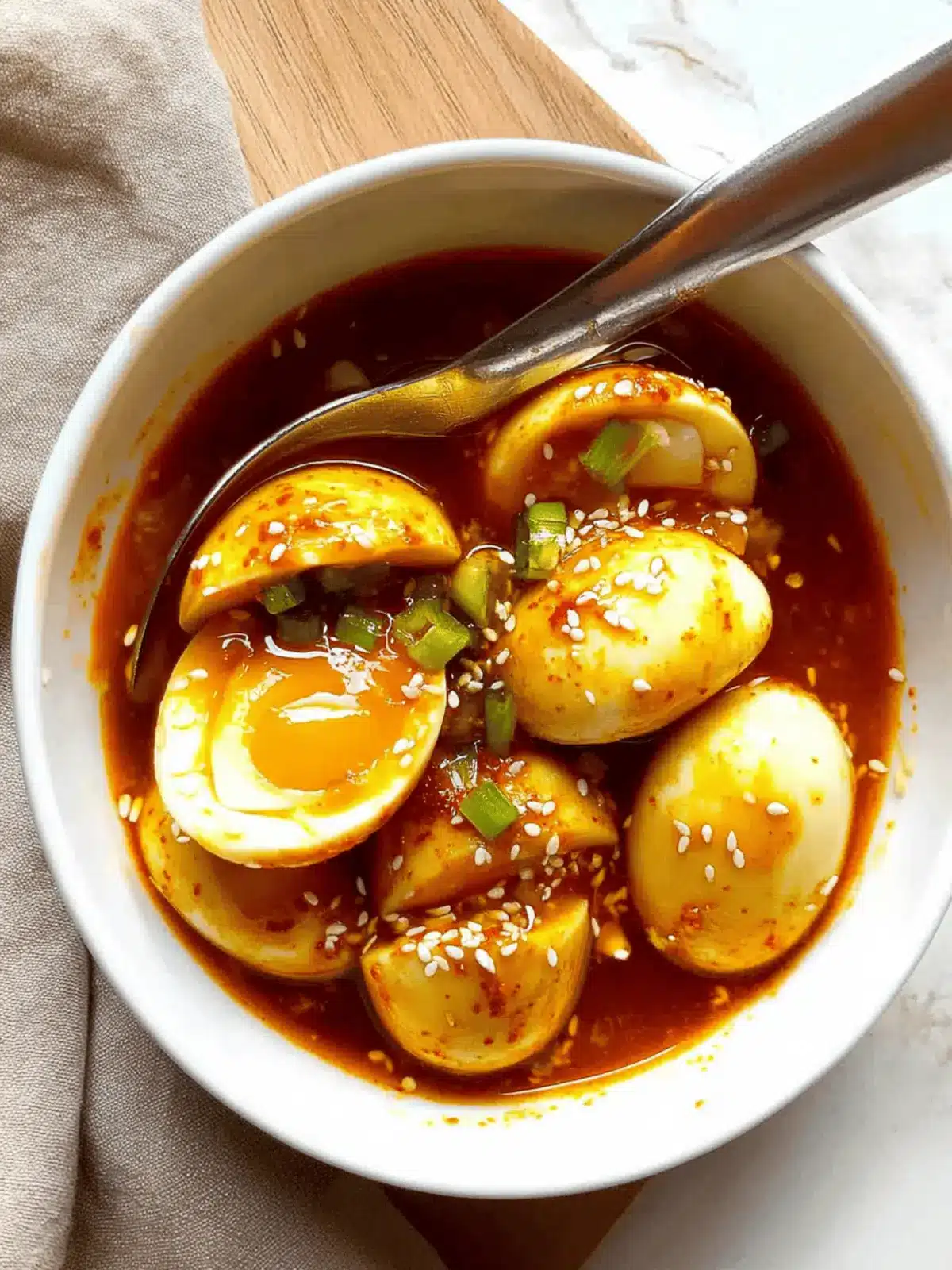 Spicy Gochujang Eggs