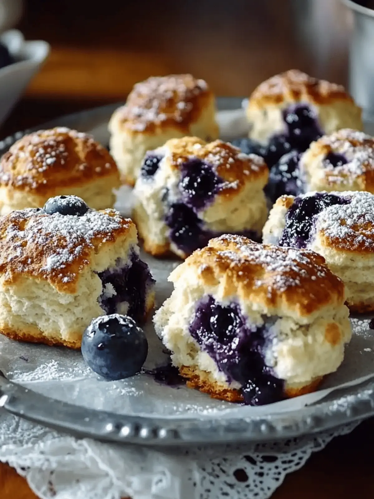 Blueberry Biscuits