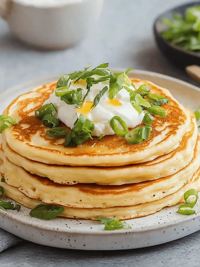 Savoury Cheese Pancakes