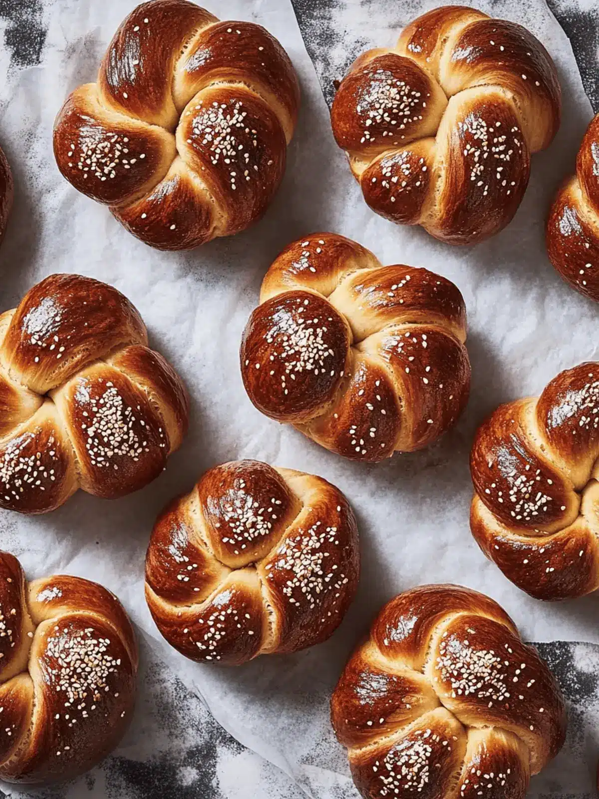 Deliciously Sweet Challah Rolls for Festive Feasts