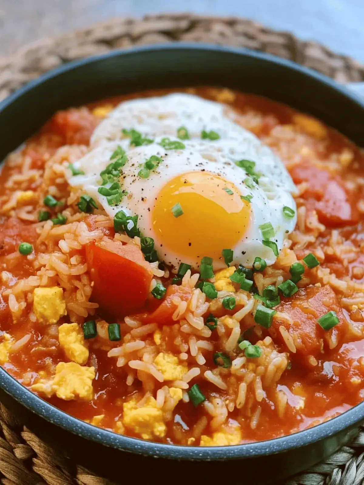 Easy Tomato and Egg Rice