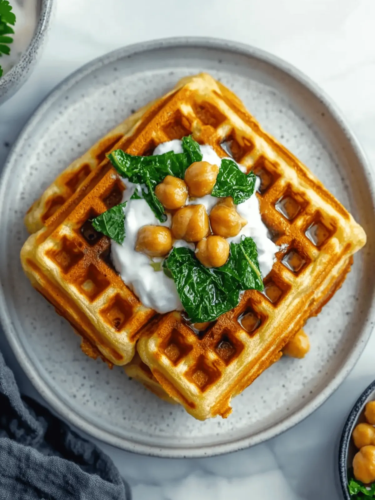 Savory Chickpea Waffles: Your New Favorite Gluten-Free Treat