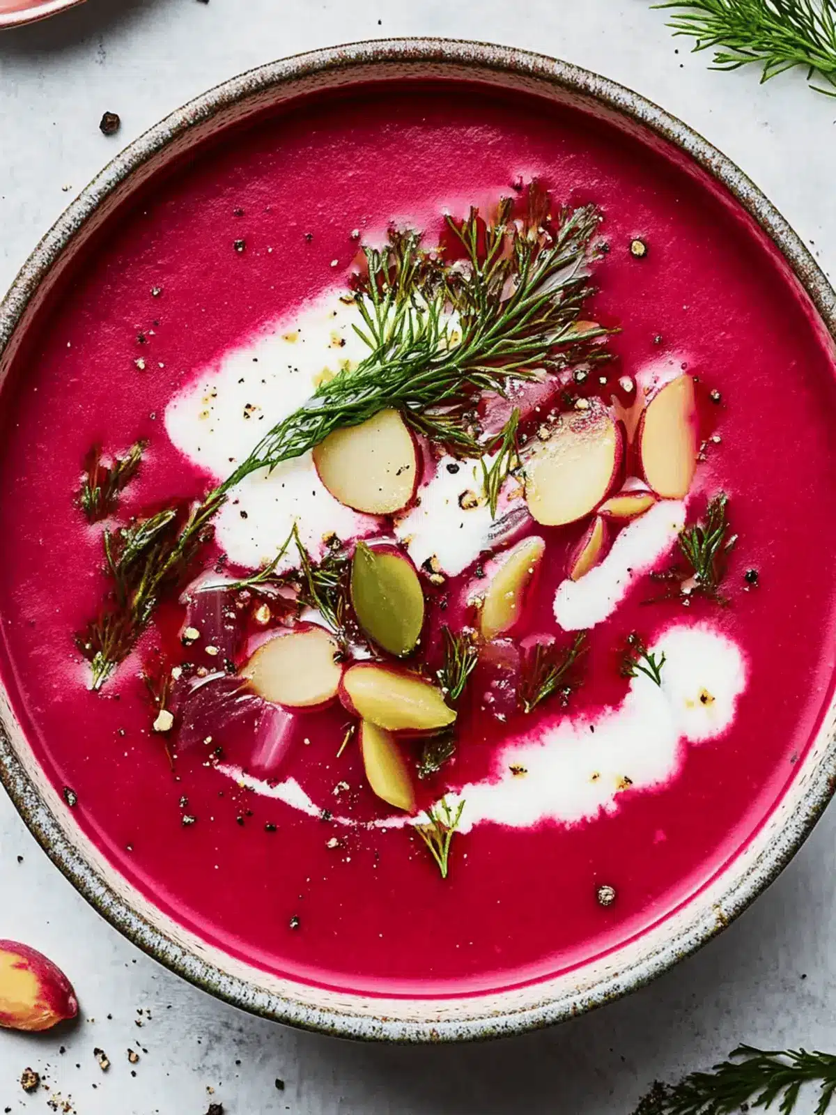 One-Pot Harissa Beet Soup
