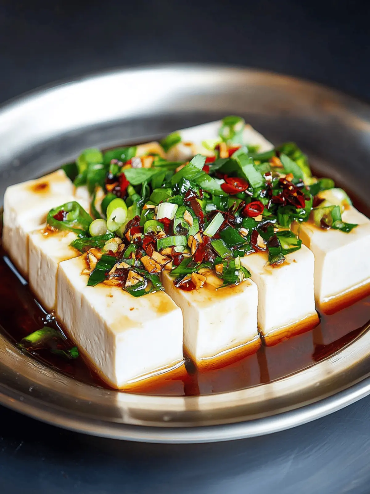 Savory Steamed Tofu: A Quick and Delicious Vegan Delight