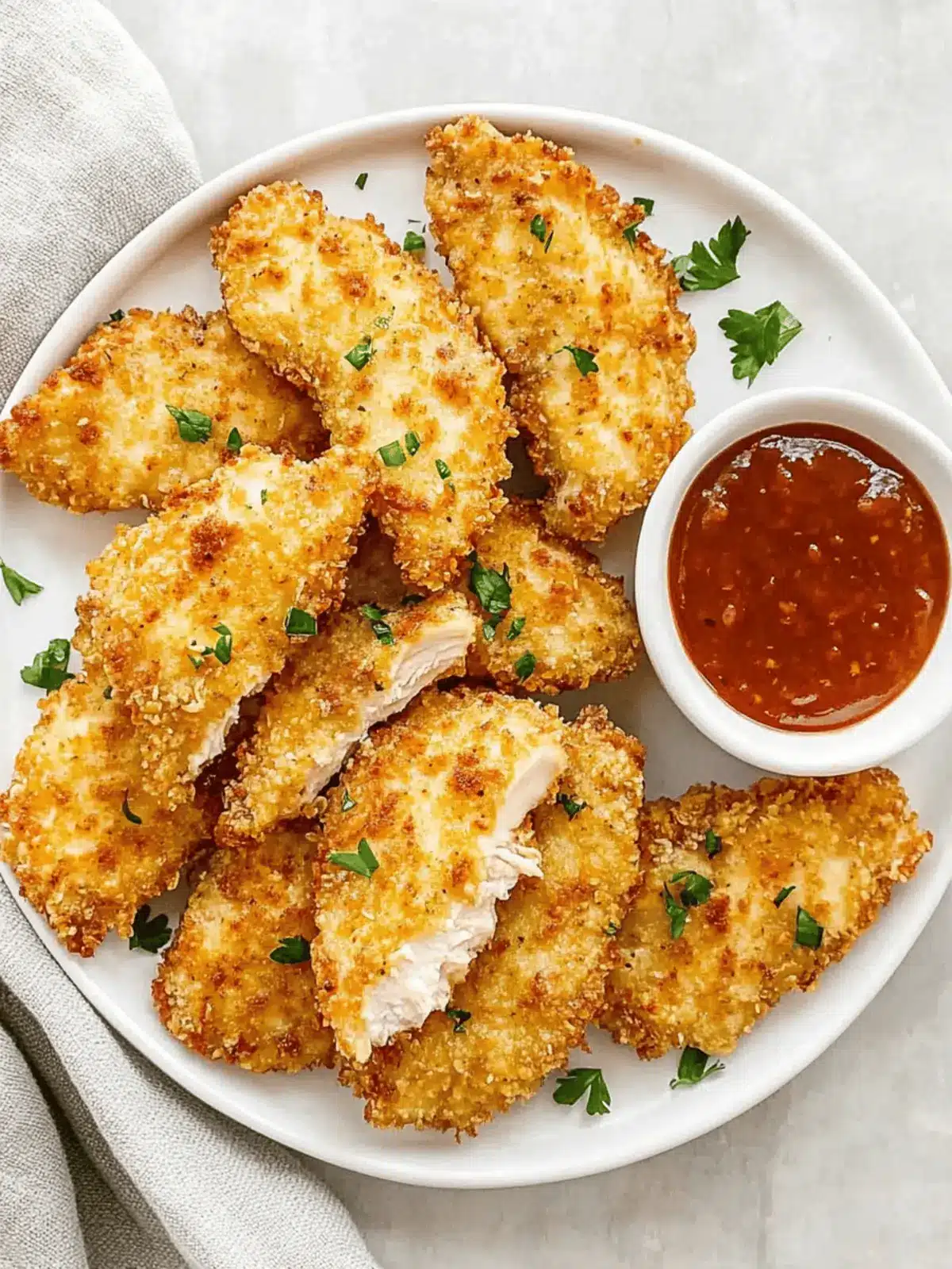 Crispy Air Fryer Chicken Tenders Ready in Just 18 Minutes